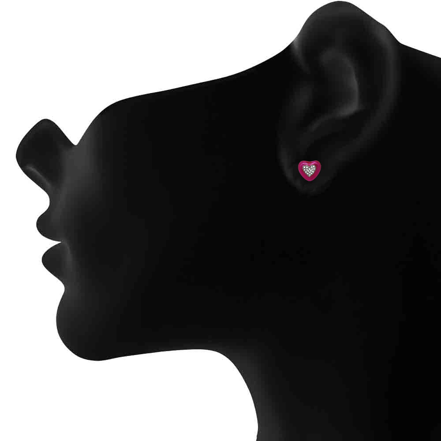 Romantic Heart Stud