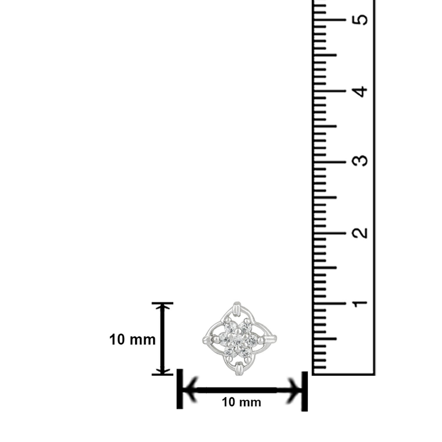 Enchanting Cubic Zirconia Stud Earrings