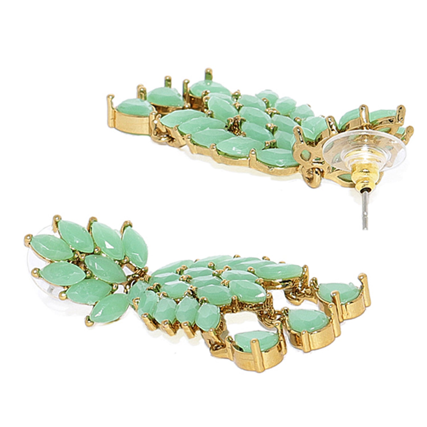 Eternal Love mint green Dangler Earrings