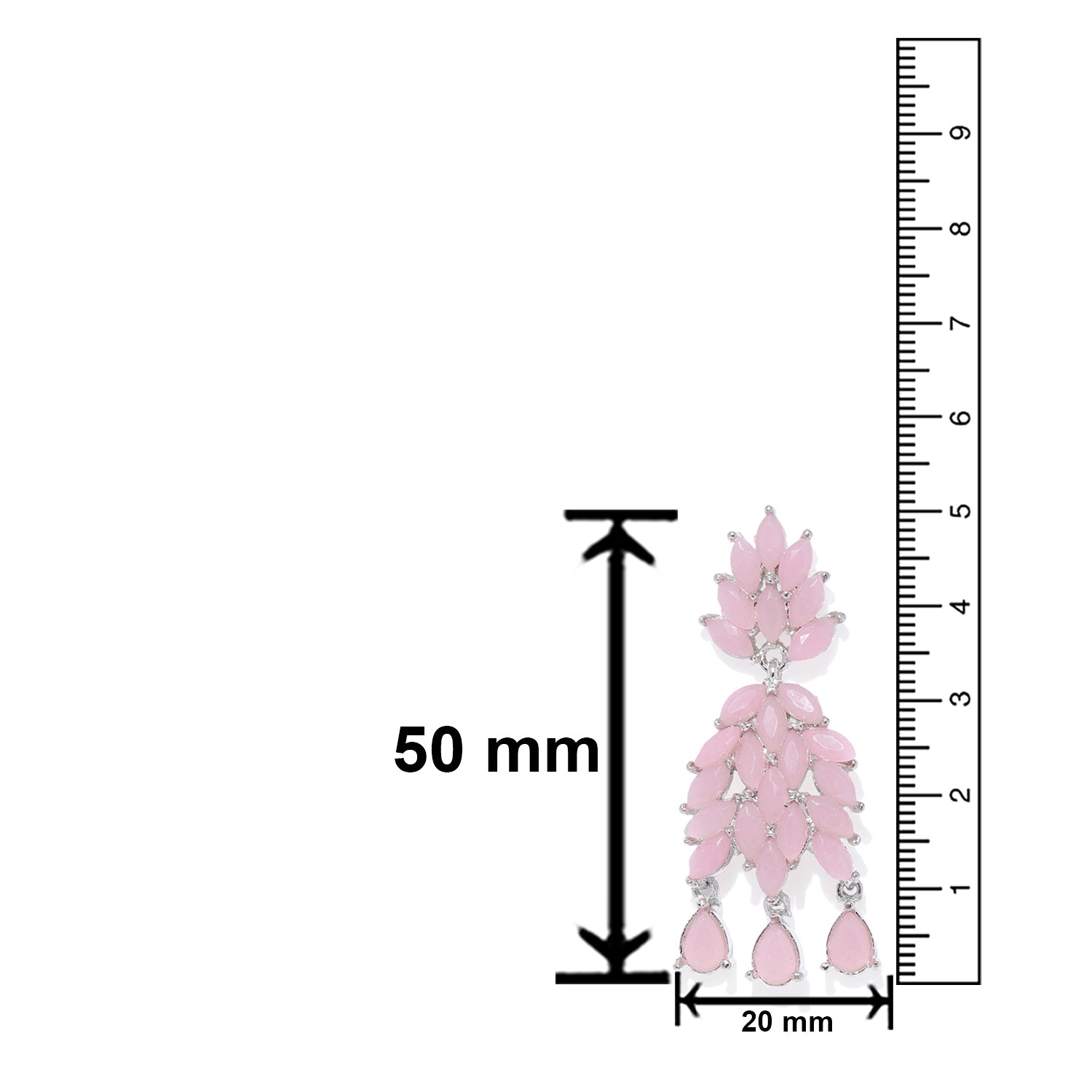 Eternal Love mint green Dangler Earrings