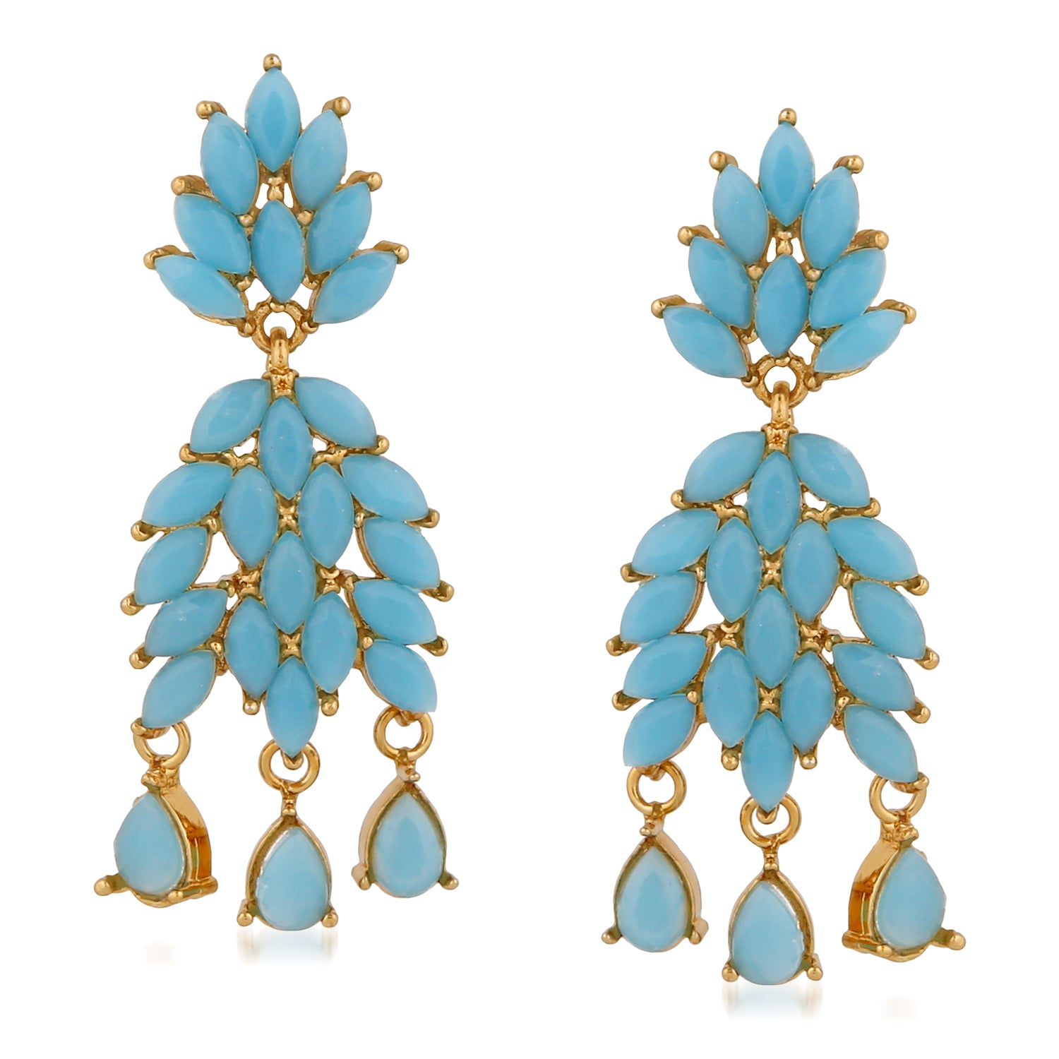 Eternal Love mint green Dangler Earrings