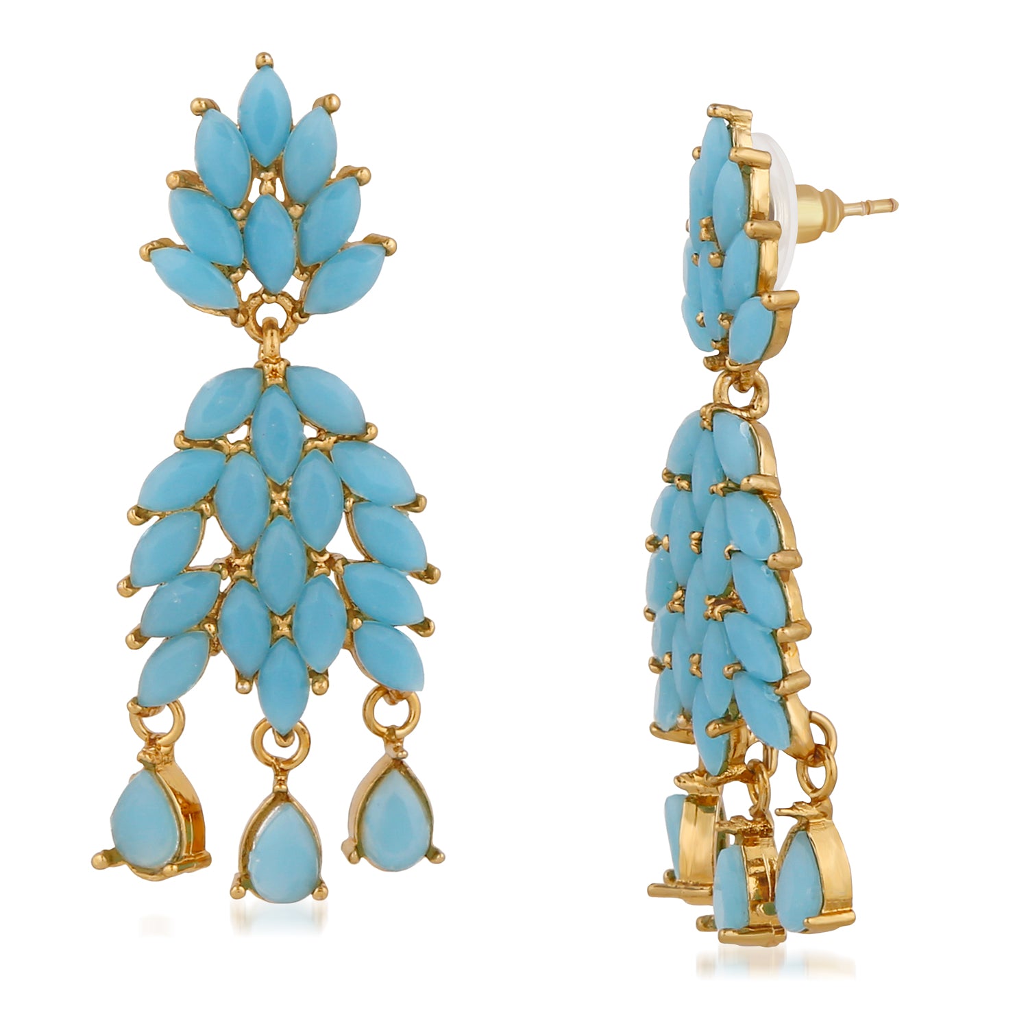 Eternal Love mint green Dangler Earrings