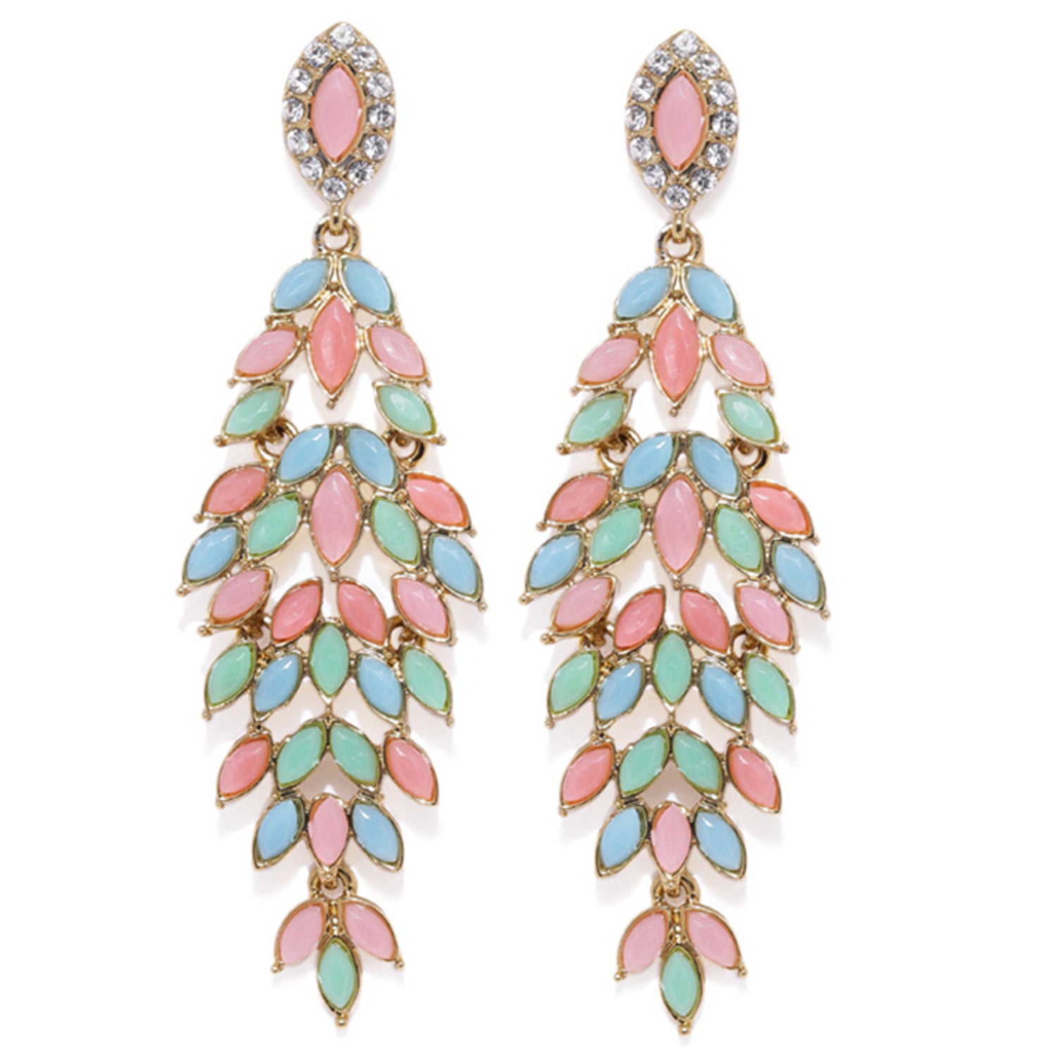Dazzling Crystals Dangler Earrings