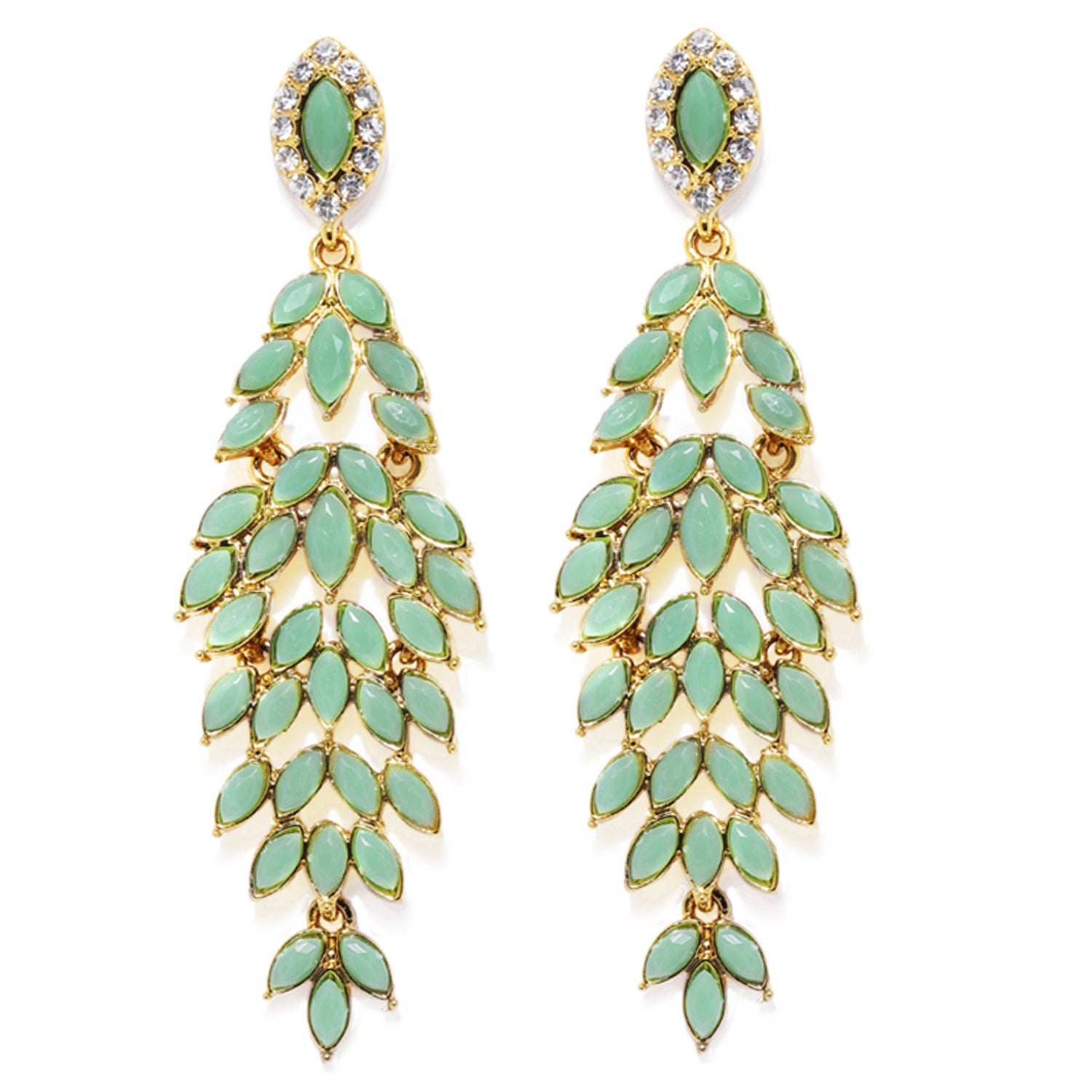 Dazzling Crystals Dangler Earrings