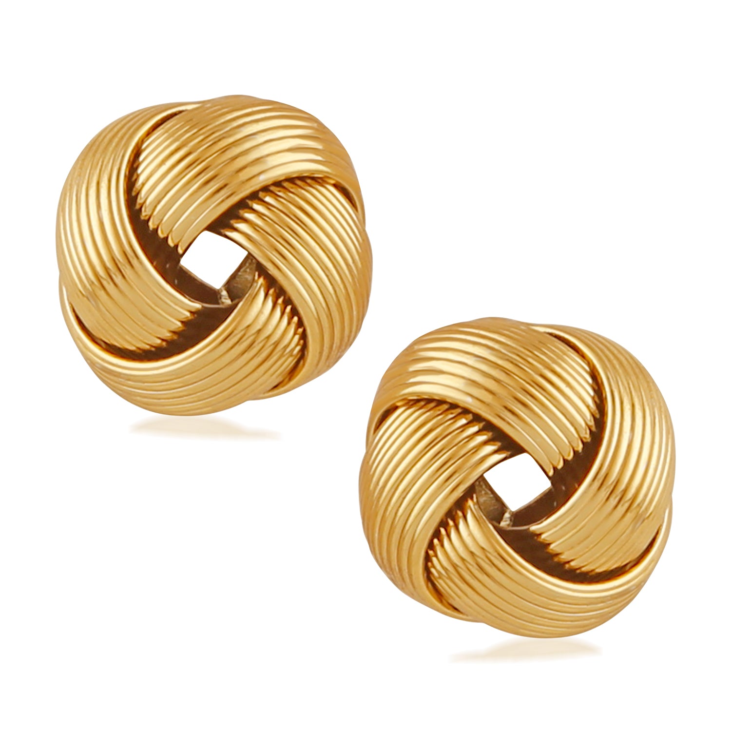 Pair of Push Back Piercing Stud / Tops Earrings Pair