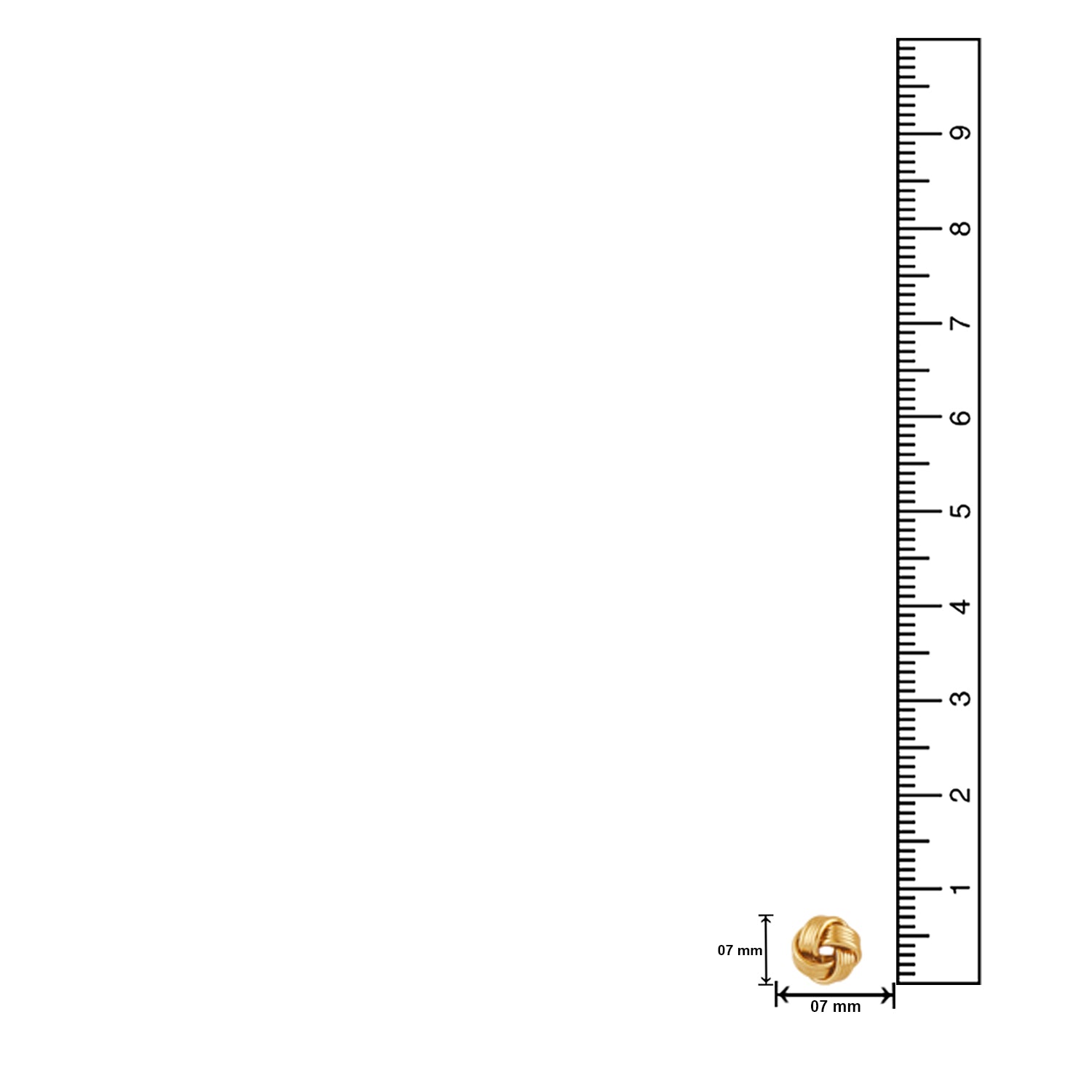 Pair of Push Back Piercing Stud / Tops Earrings Pair