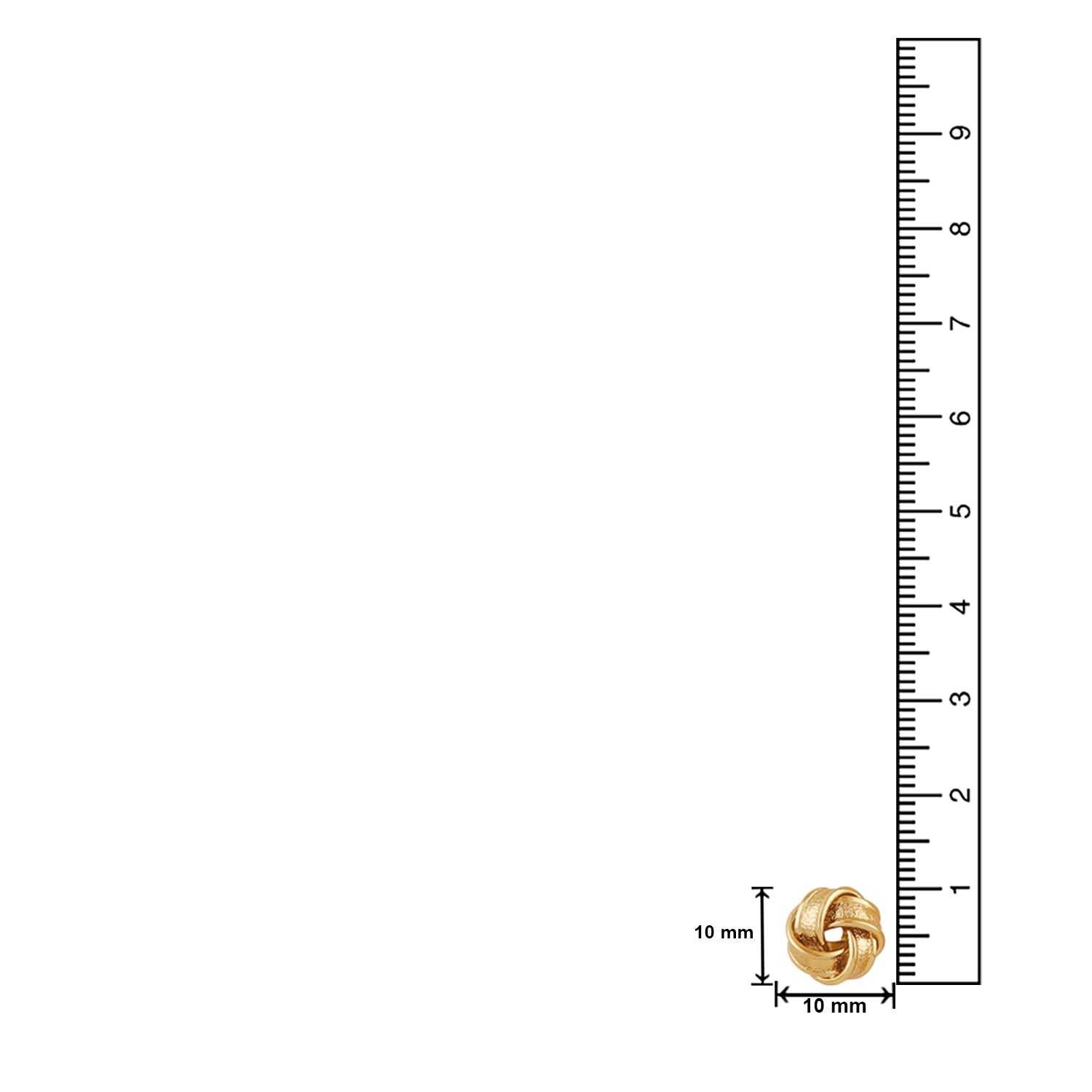 Pair of Push Back Piercing Stud / Tops Earrings Pair