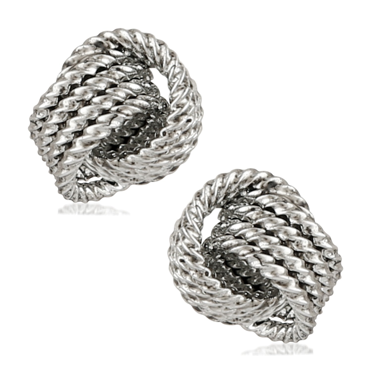 Spiral Designer Stud Earrings