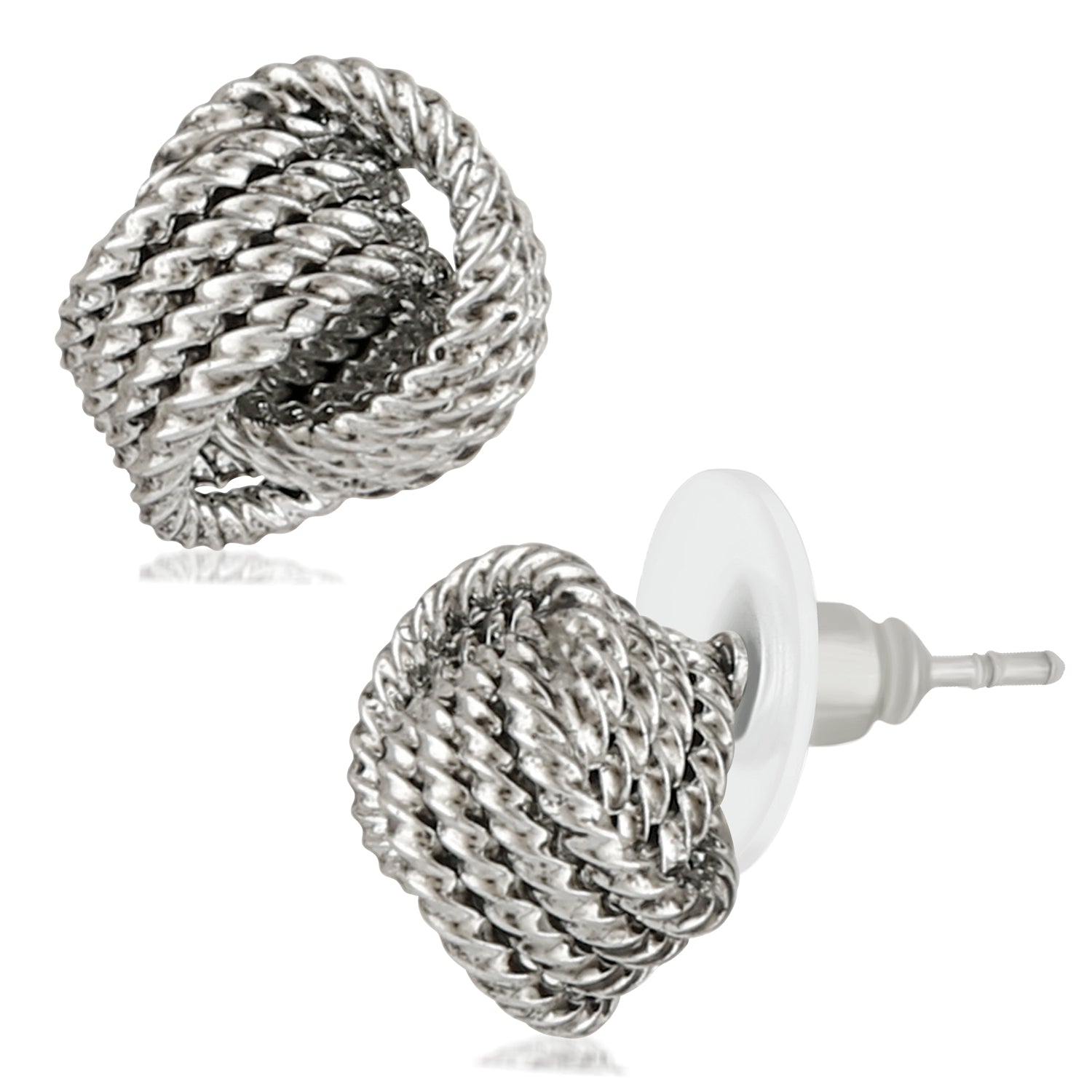 Spiral Designer Stud Earrings