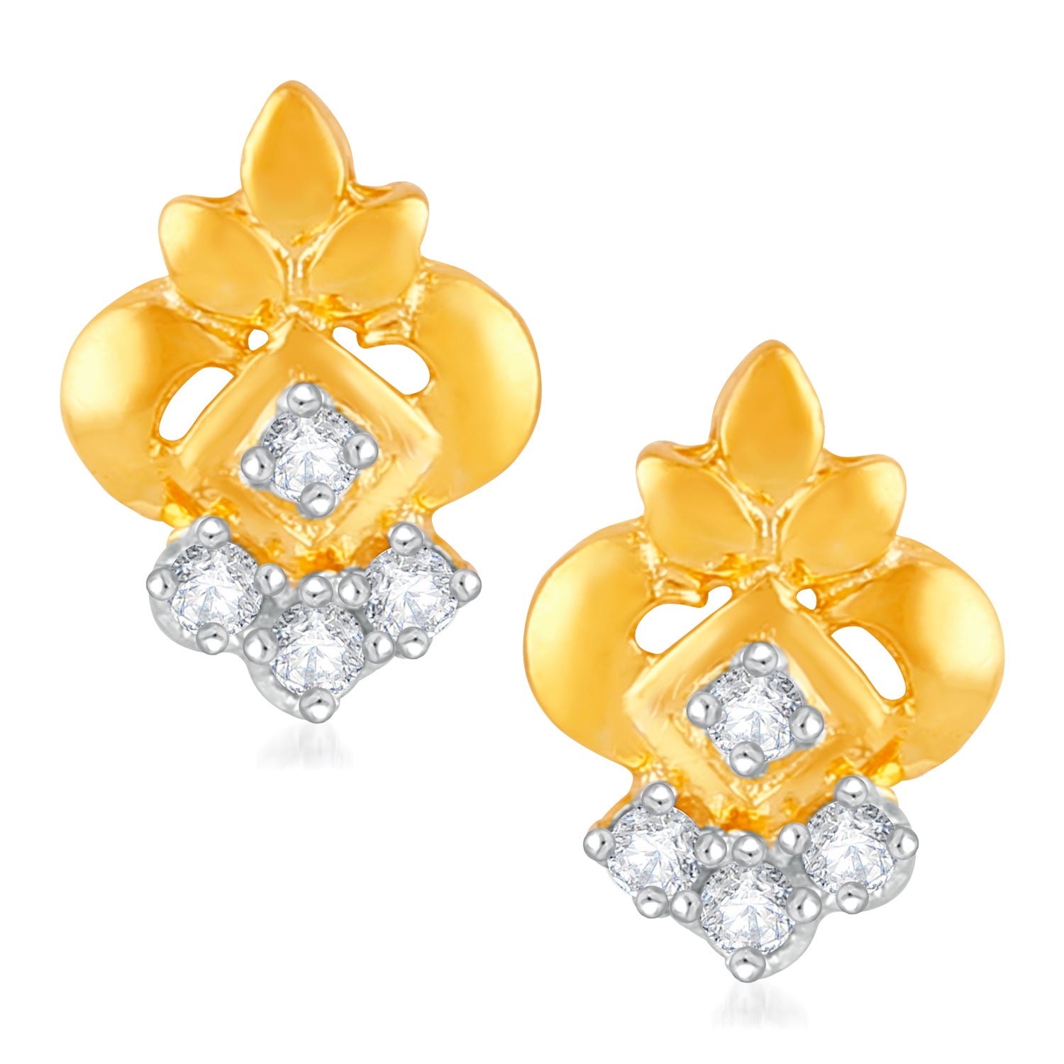 Classic Designer CZ Stud Earrings