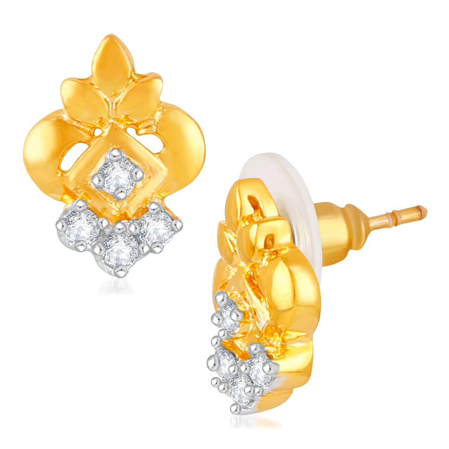 Classic Designer CZ Stud Earrings
