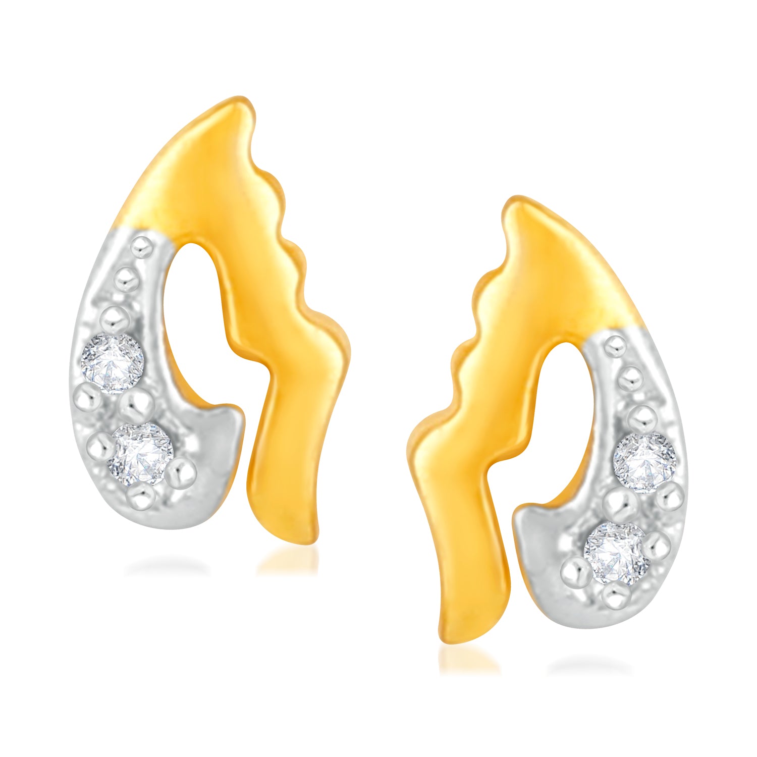 Exquisite CZ Stud Earrings