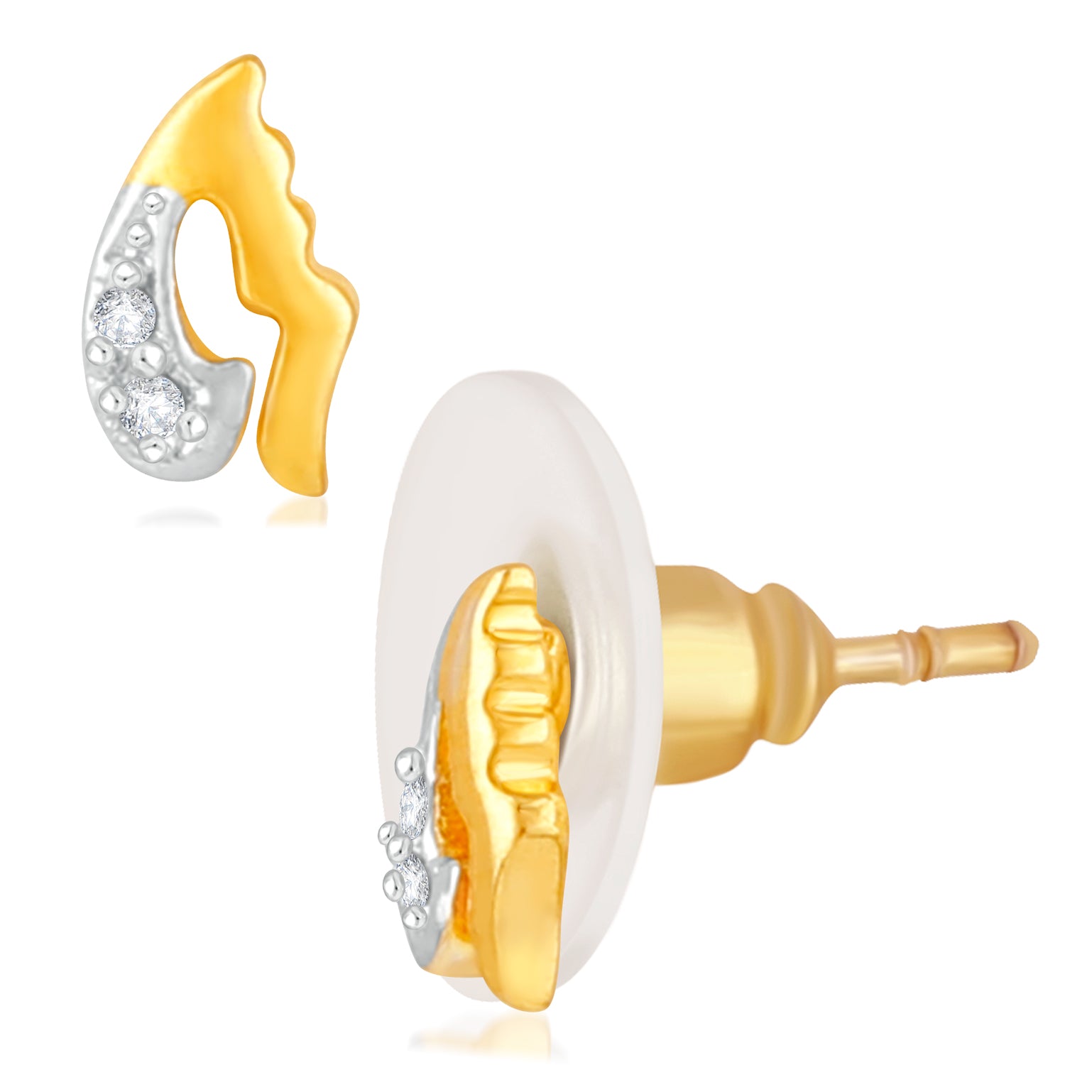 Exquisite CZ Stud Earrings