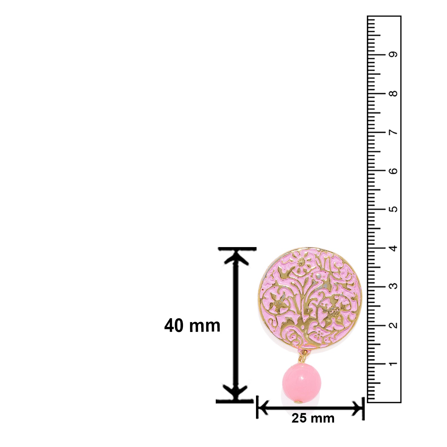 Alluring Meenakari Designer Dangler Earrings