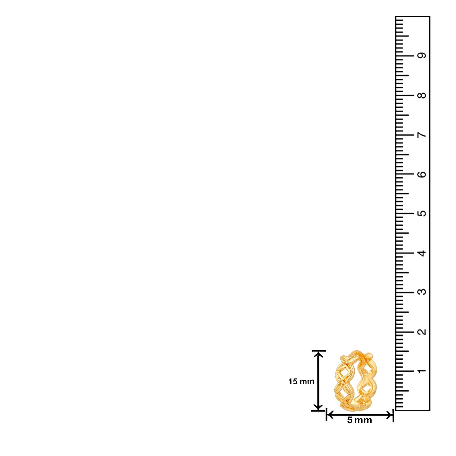 Classic Hoop Bali Earrings Pair