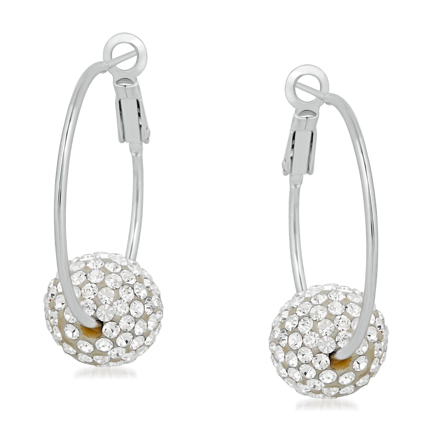 Glorious Crystal Bali styled Earrings