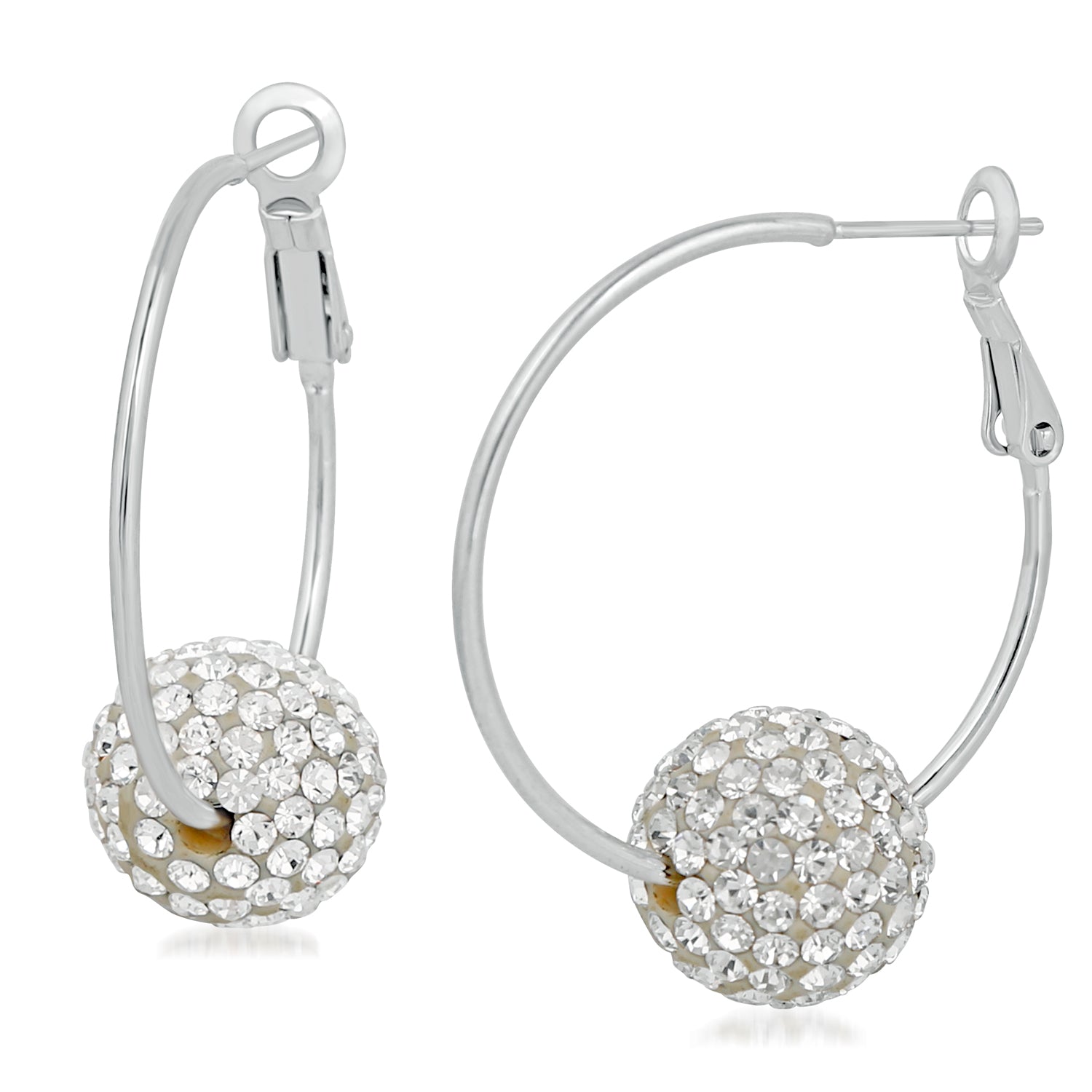 Glorious Crystal Bali styled Earrings
