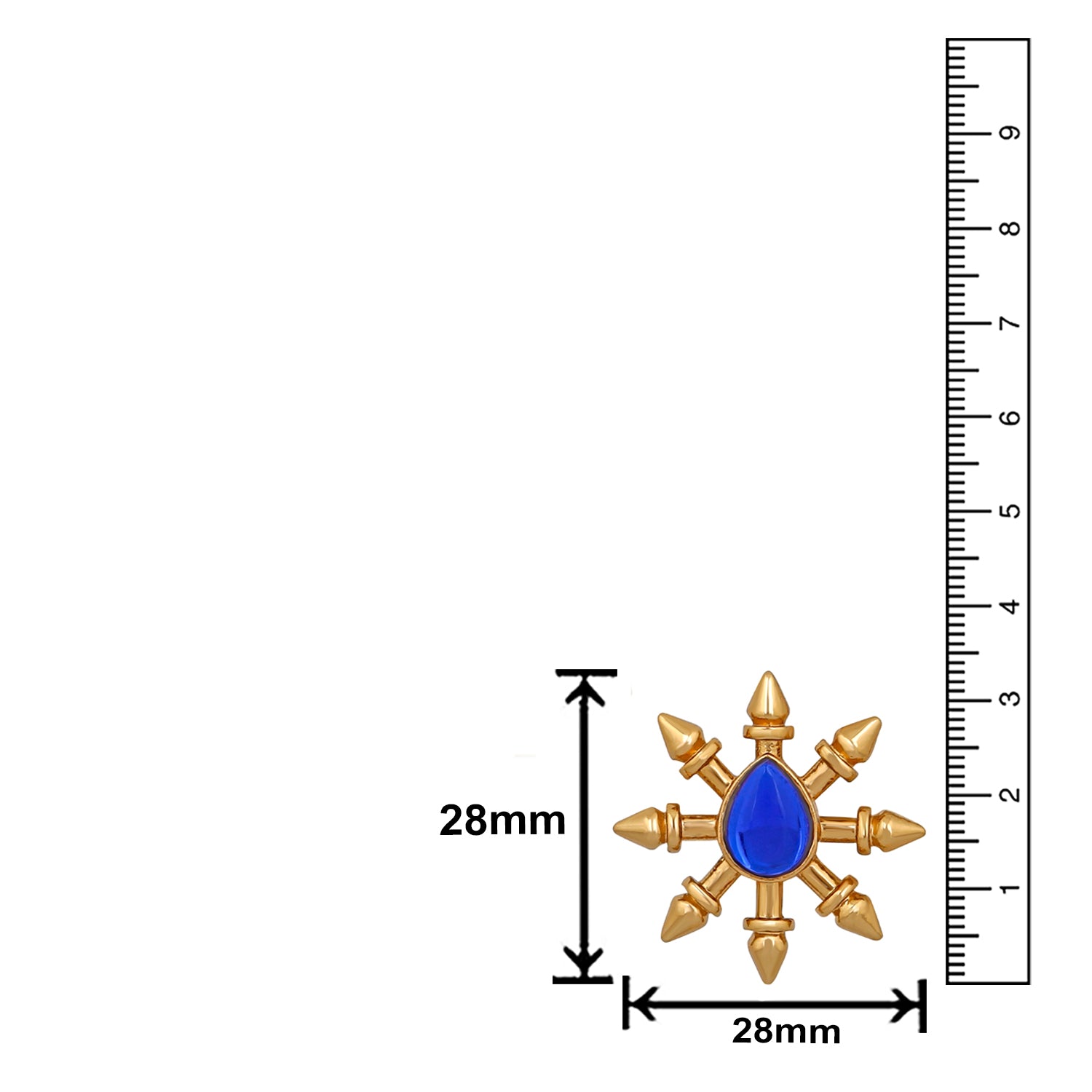 Exclusive Designer Love Crystal Stud Earrings