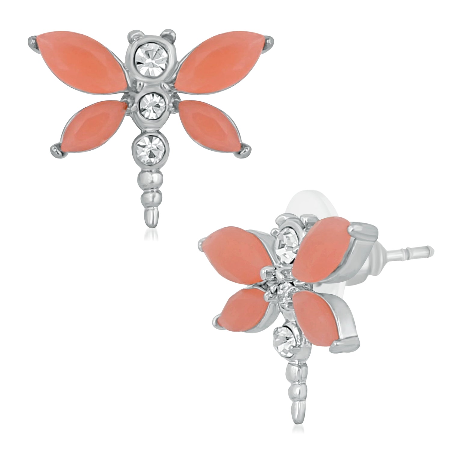 Butterfly inspired Crystal Stud Earrings