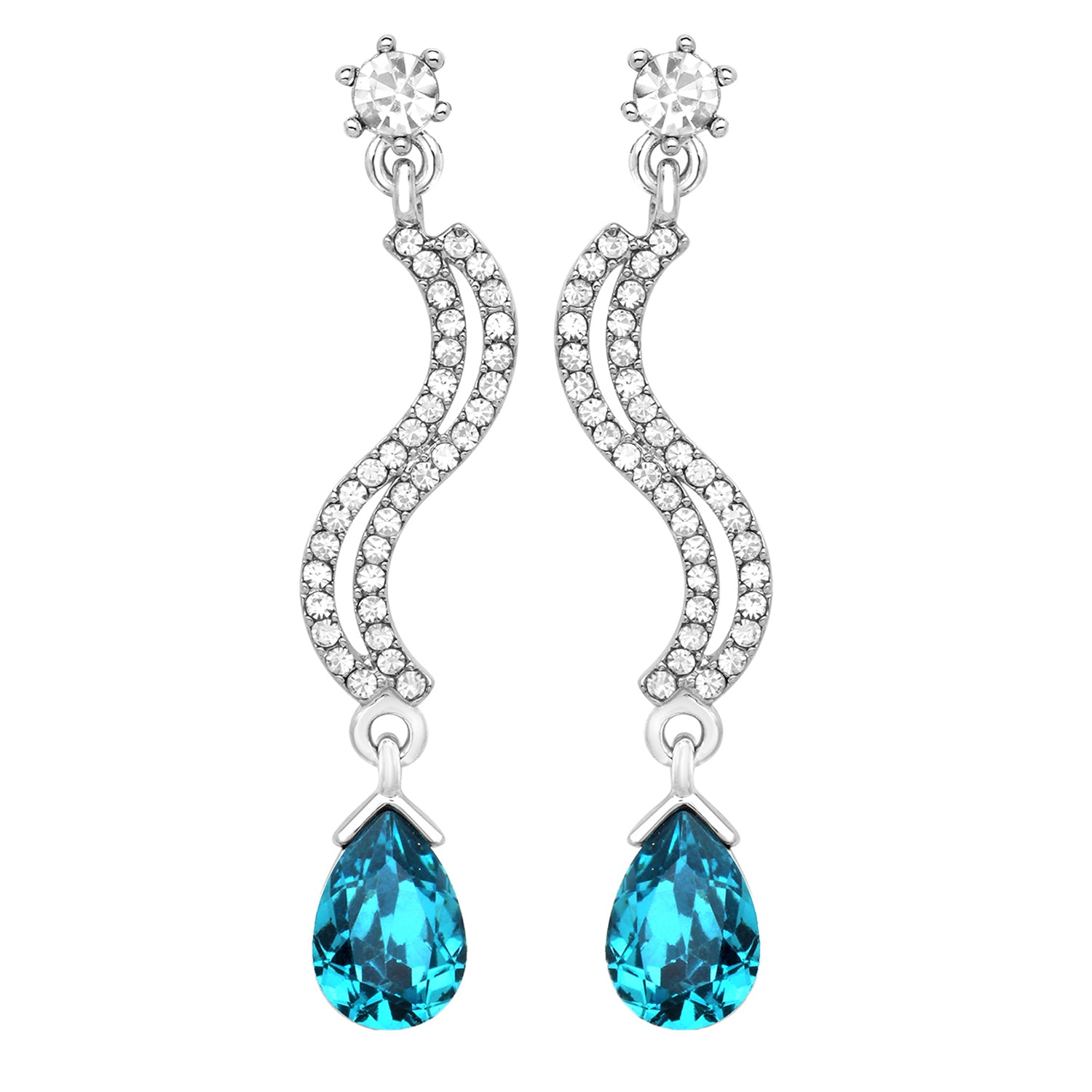 Dual Line Long Dangler Earrings