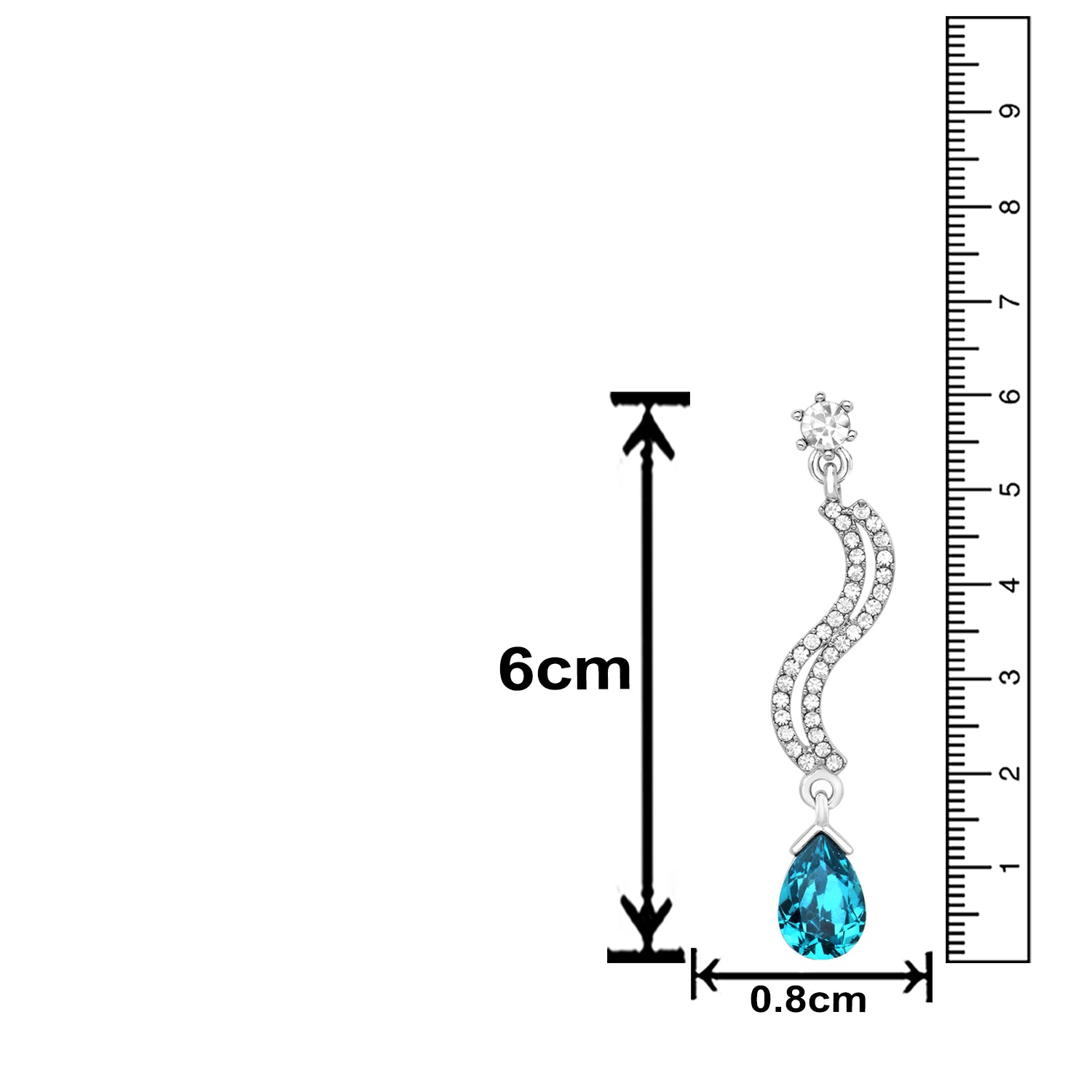 Dual Line Long Dangler Earrings