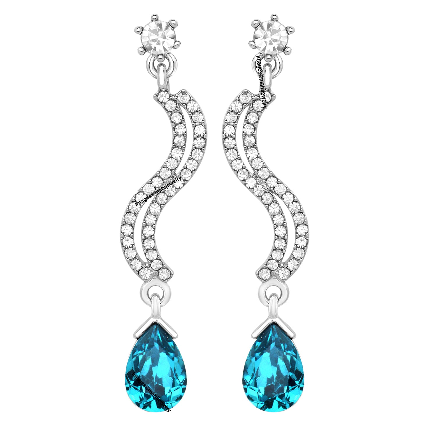 Dual Line Long Dangler Earrings