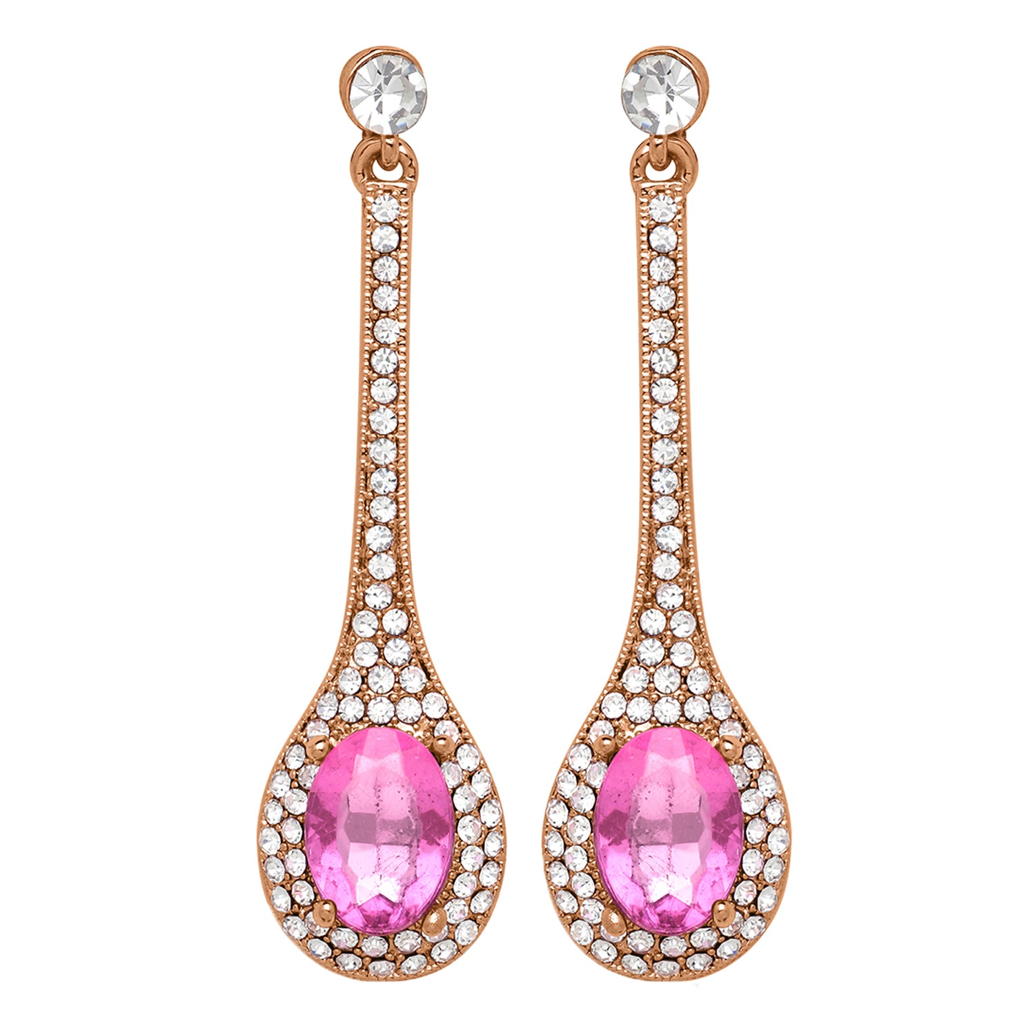 Dual Line Long Dangler Earrings