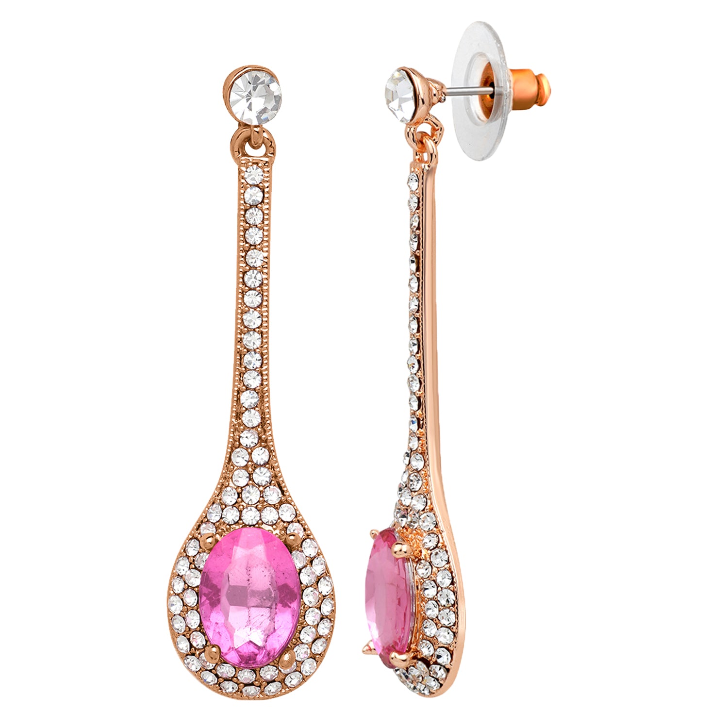 Dual Line Long Dangler Earrings