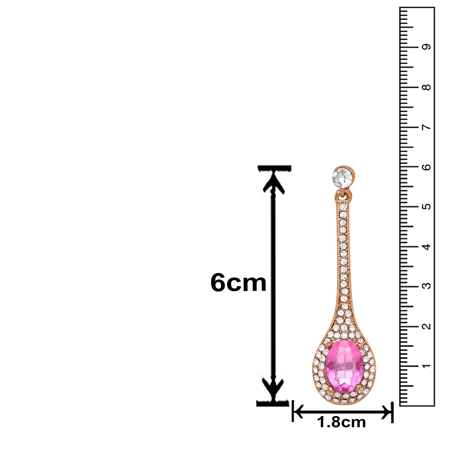 Dual Line Long Dangler Earrings