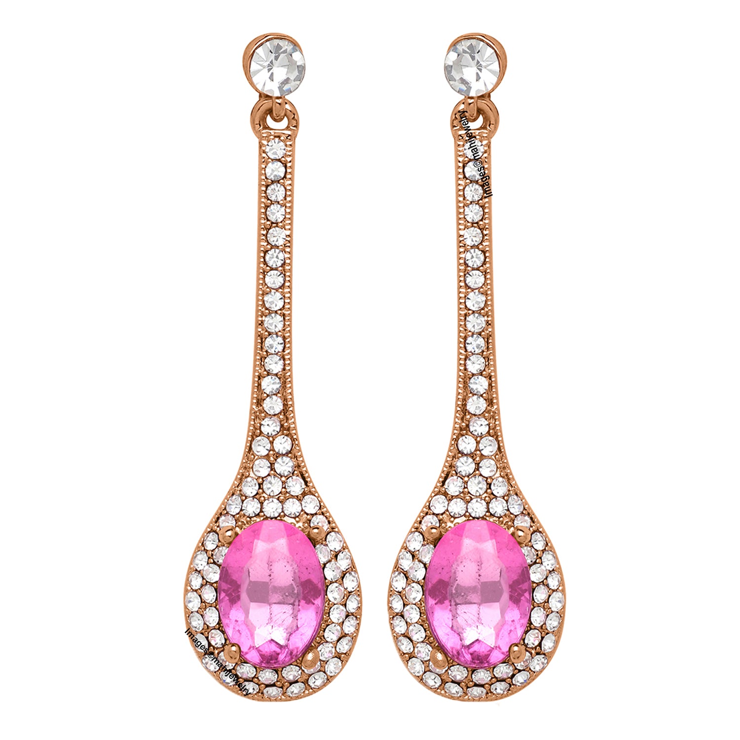 Dual Line Long Dangler Earrings