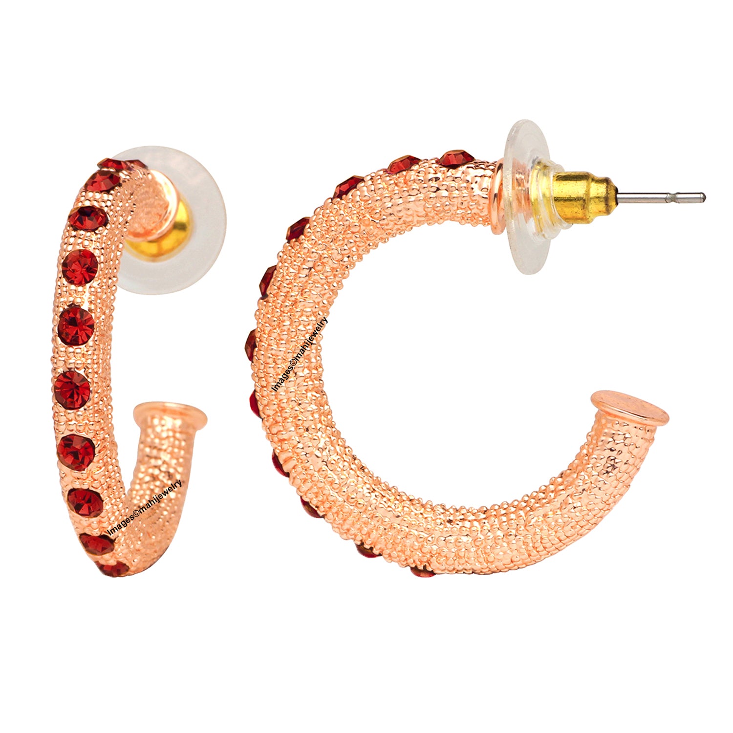 Single Line Half Bali Style Earrings