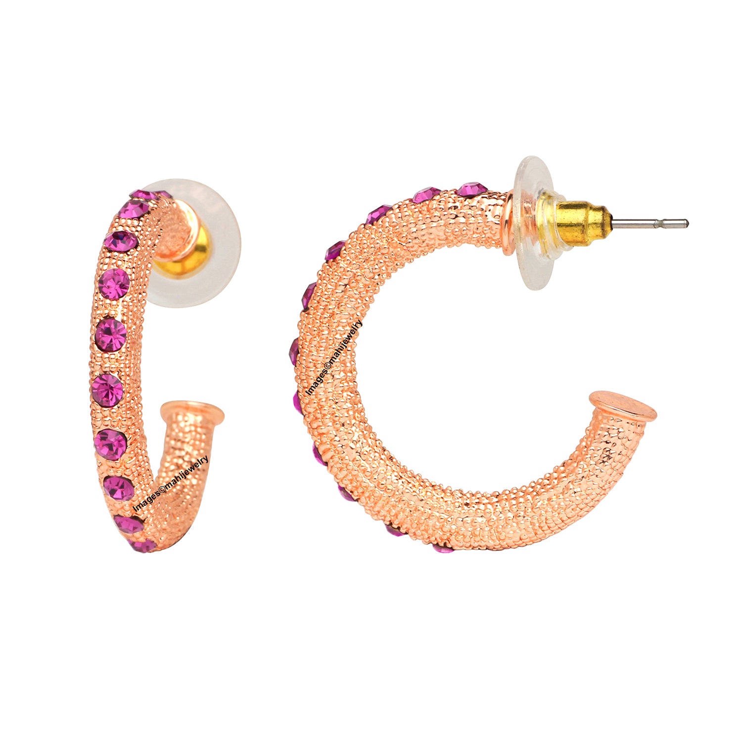 Single Line Half Bali Style Earrings