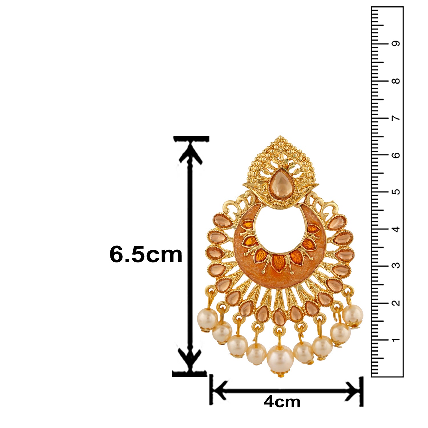 Meenakari Work Traditional Dangle Drop Earrings