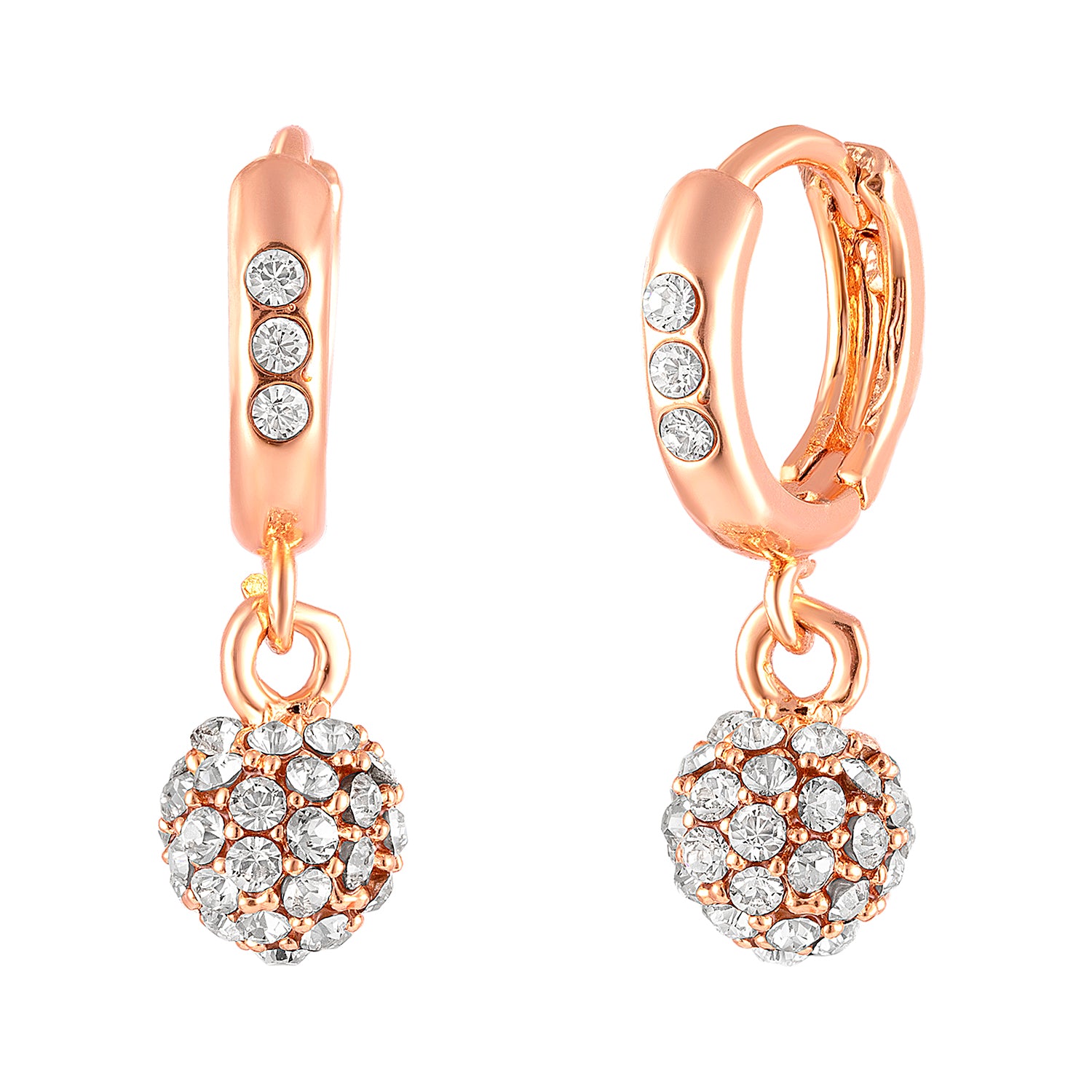 Royal Sparklers Ball Bali Earrings