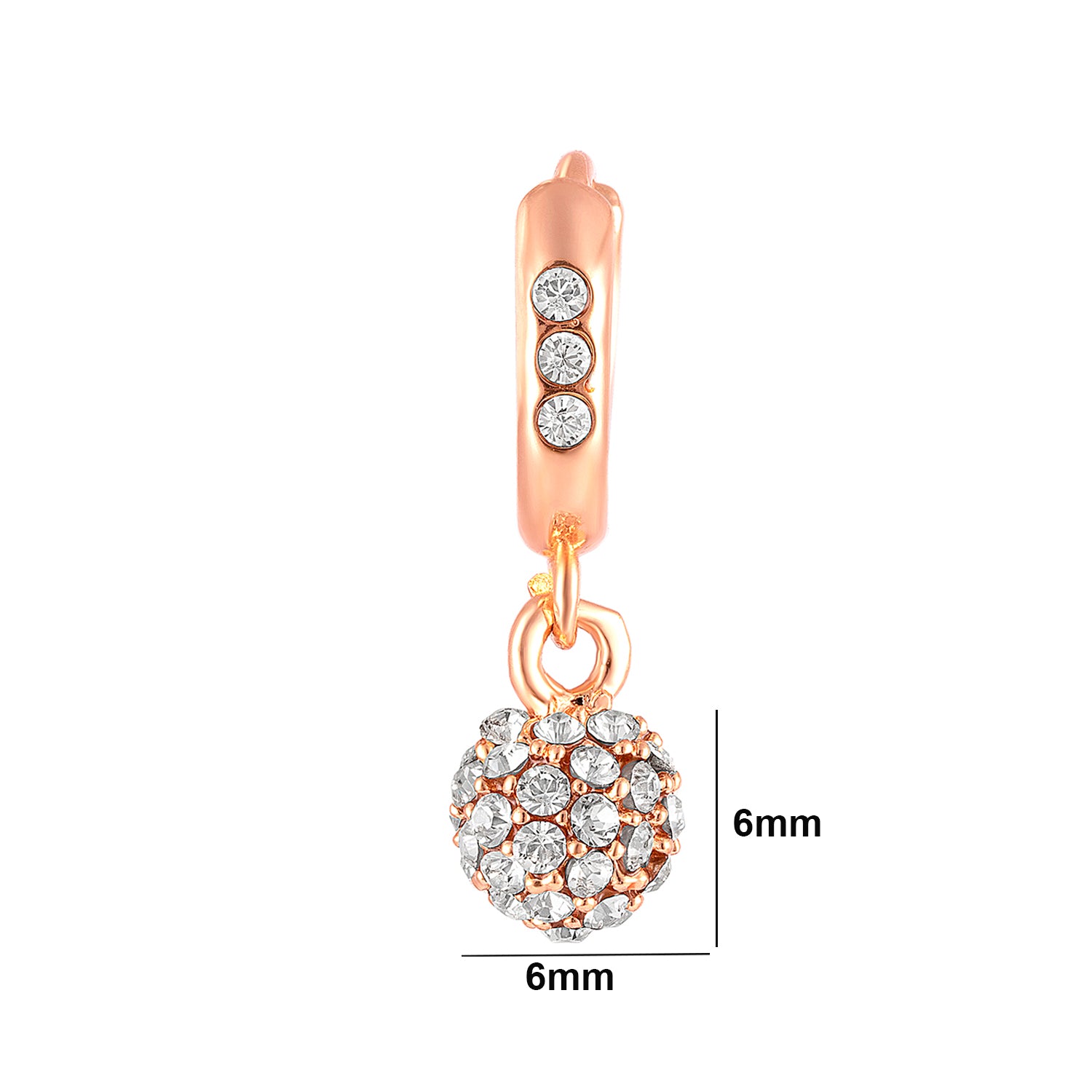 Royal Sparklers Ball Bali Earrings
