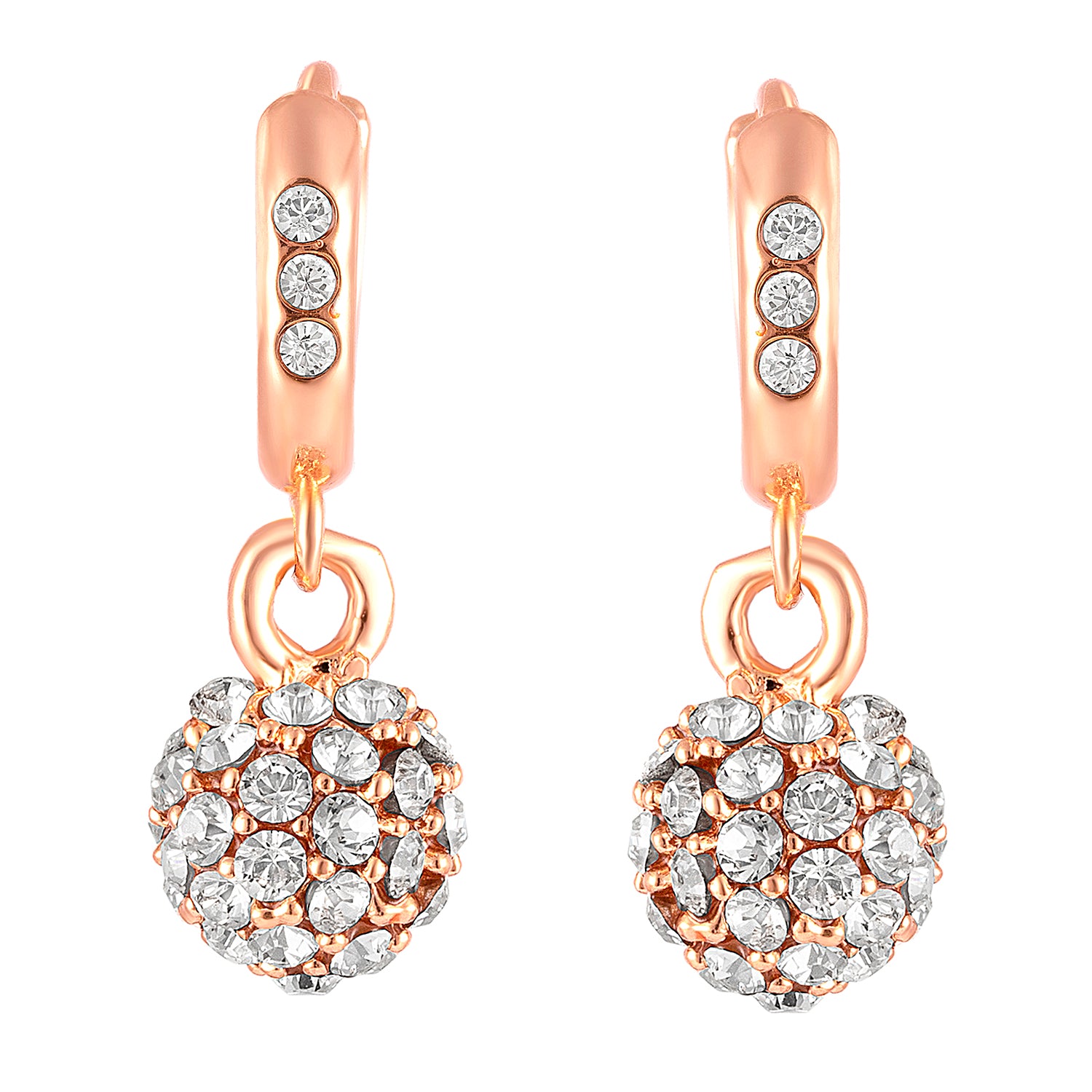 Royal Sparklers Ball Bali Earrings