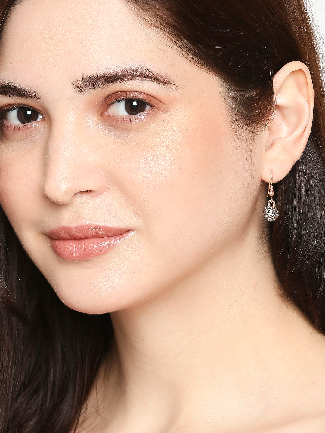 Sparkling Crystals Ball Earrings