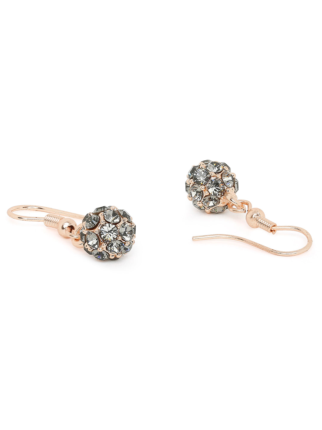 Sparkling Crystals Ball Earrings