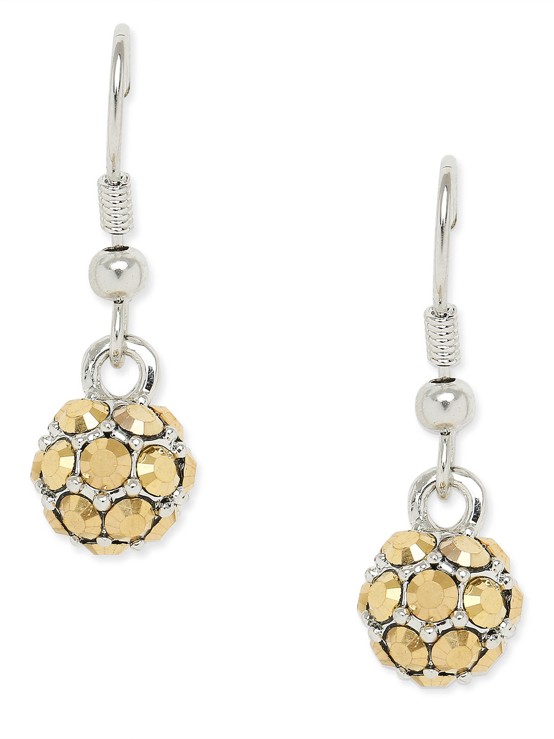 Sparkling Crystals Ball Earrings