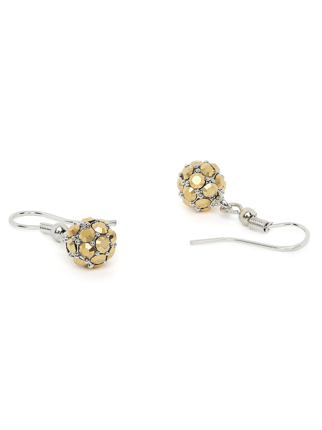 Sparkling Crystals Ball Earrings