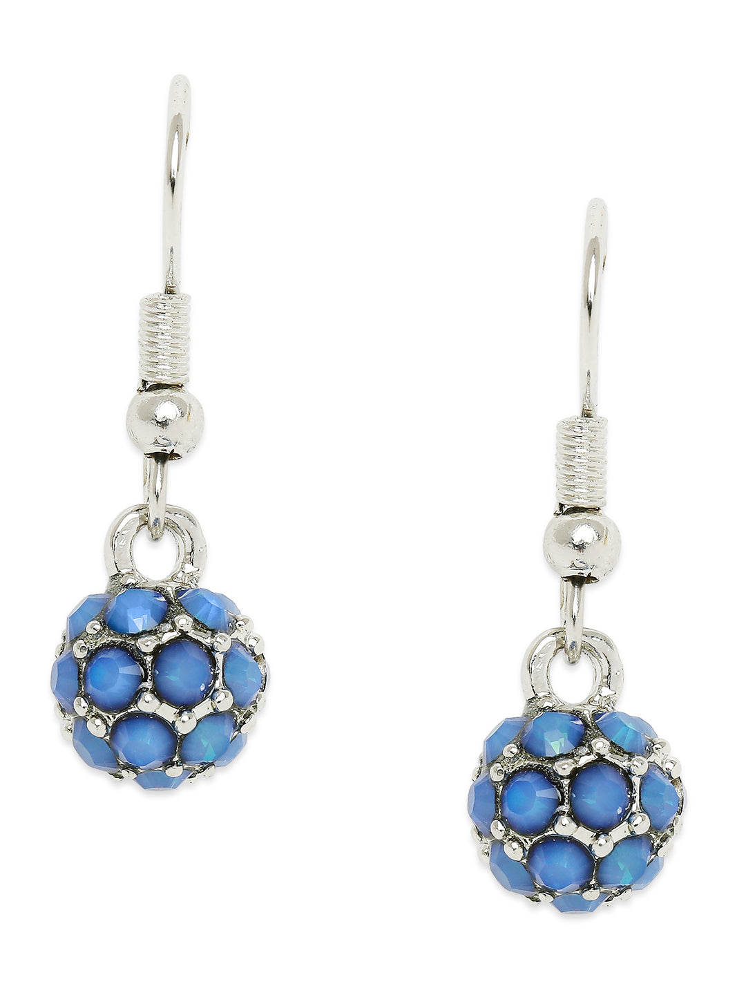 Sparkling Crystals Ball Earrings