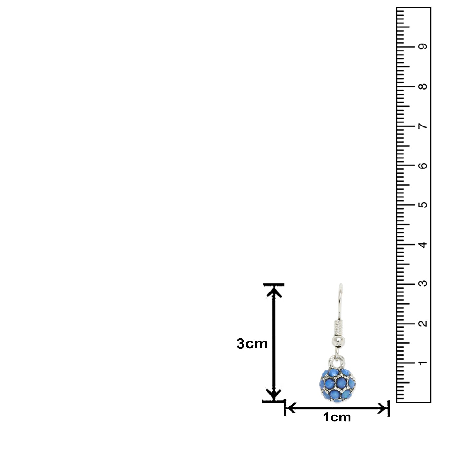 Sparkling Crystals Ball Earrings