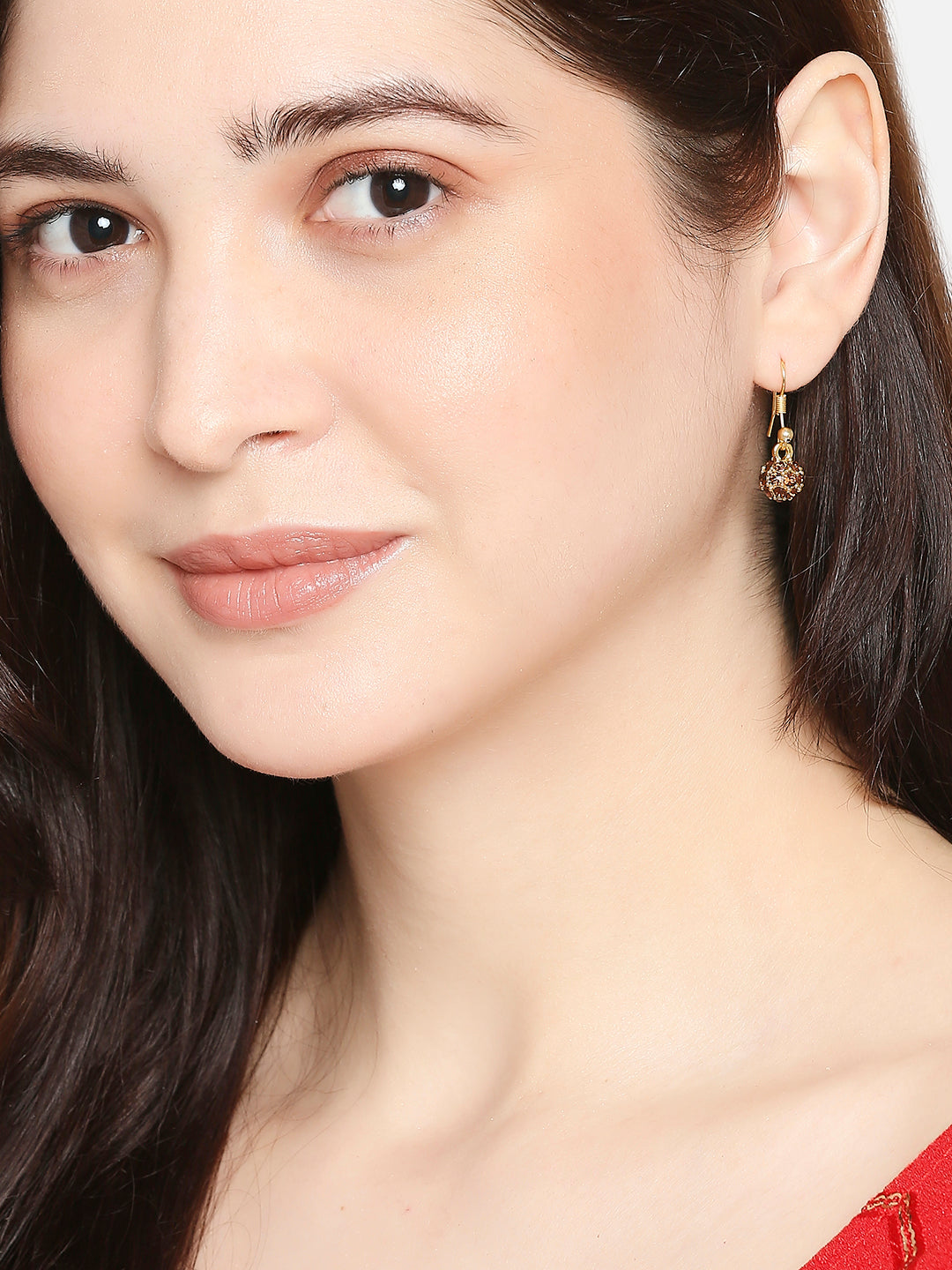 Sparkling Crystals Ball Earrings