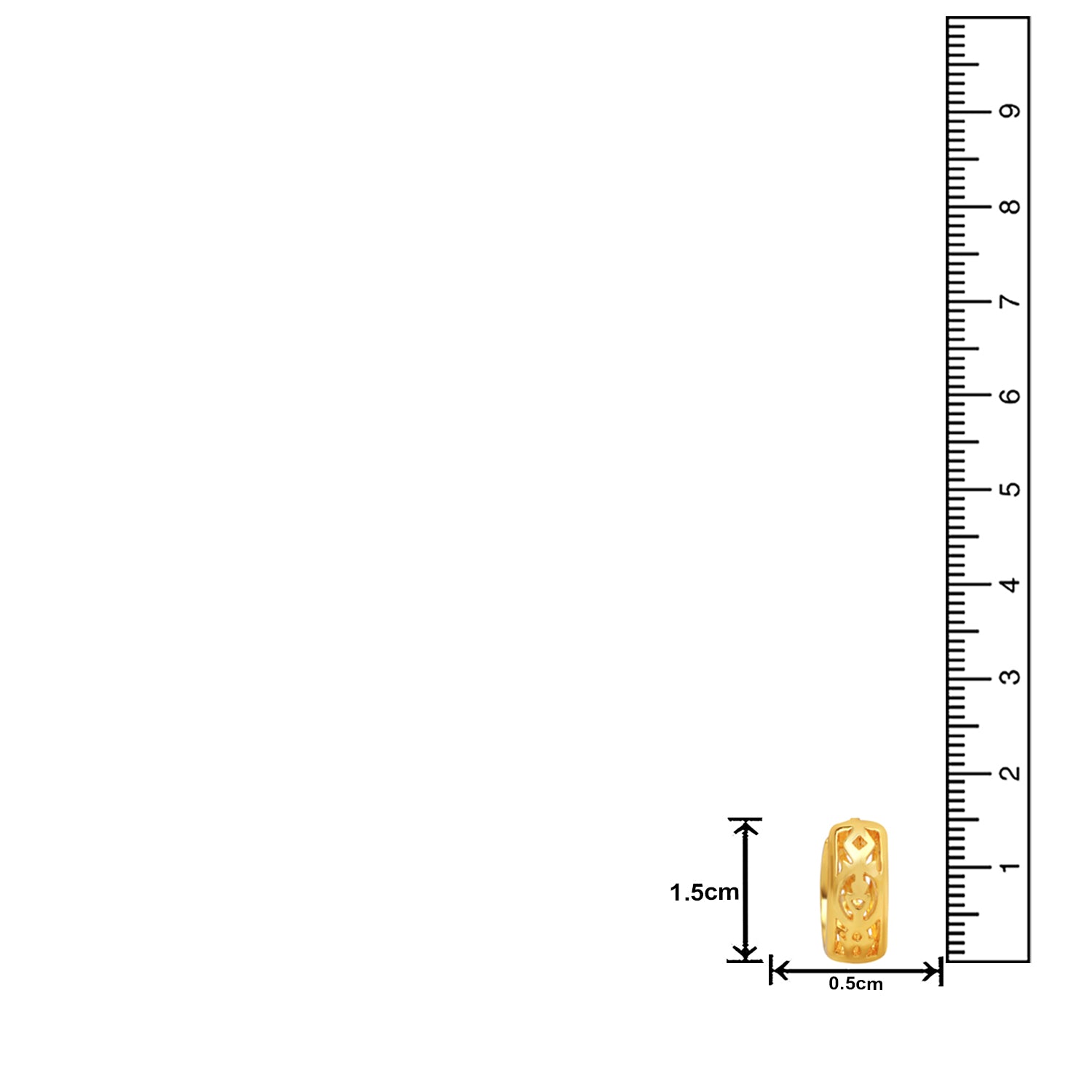 Classic Hoop Bali Earrings Pair