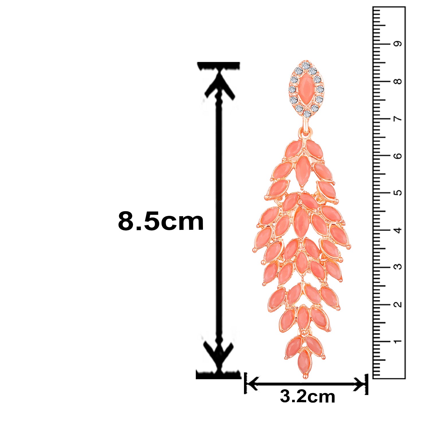 Dazzling Crystals Dangler Earrings