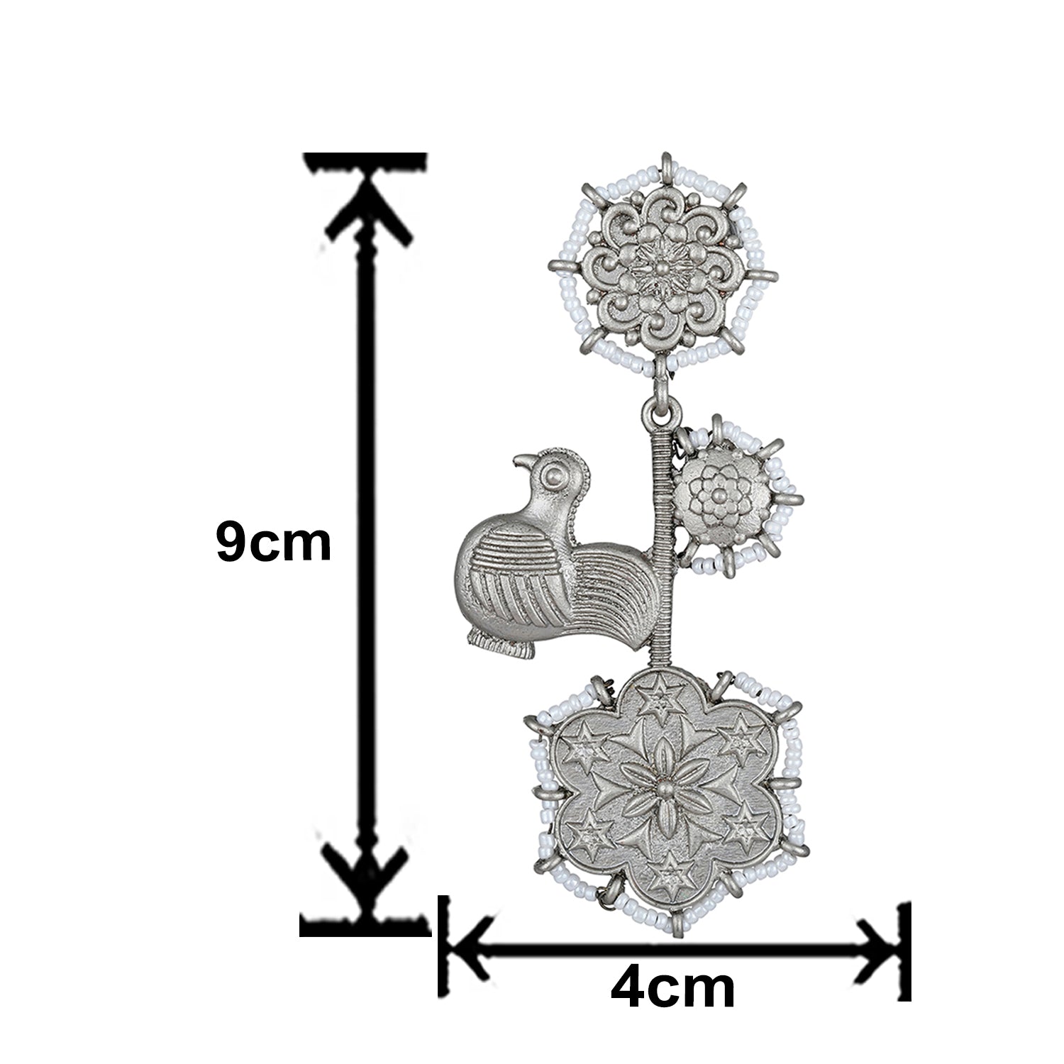 Floral Dangler Earring