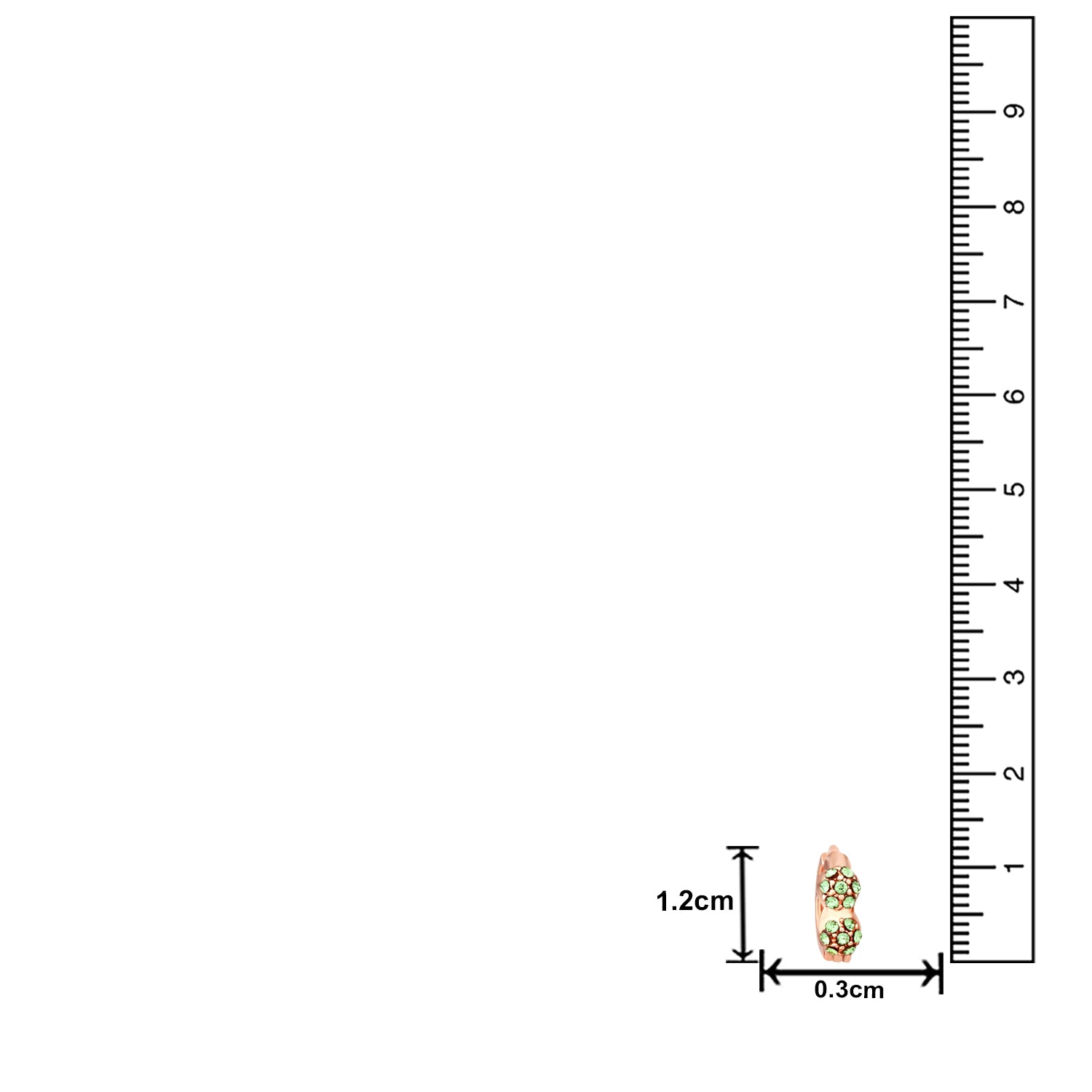 Blush Hoop Bali Earrings