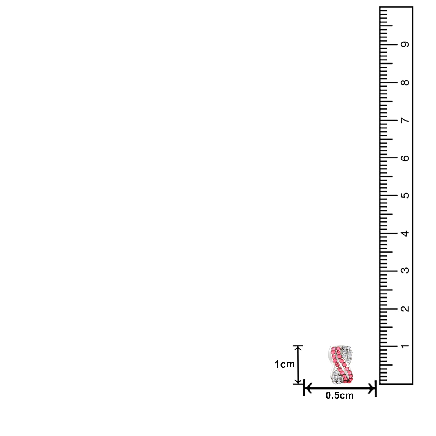 Glorious Blue Crystals Hoop Bali Earrings