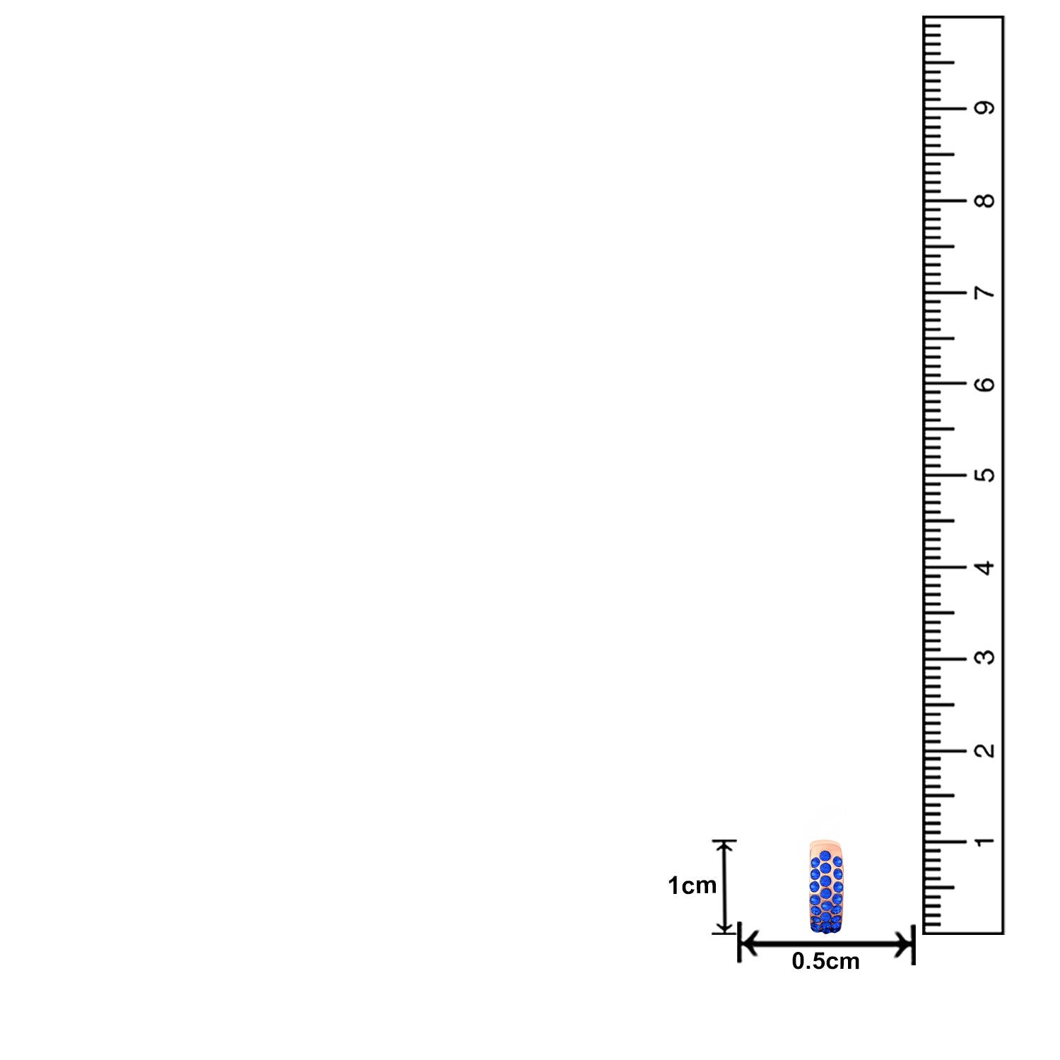 Glamorous Black and White Crystals Hoop Bali Earrings