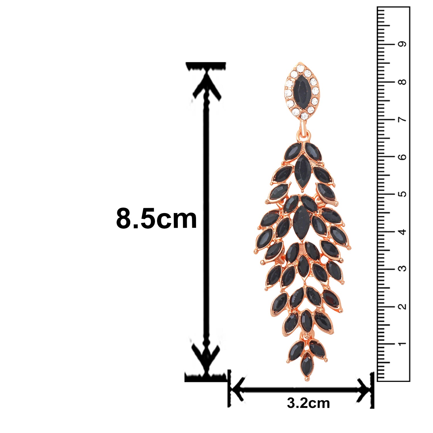 Dazzling Crystals Dangler Earrings